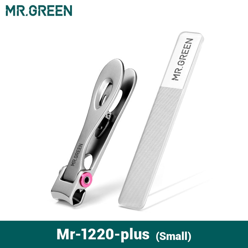 MR.GREEN Nail Clippers Stainless Steel Two Sizes Are Available Manicure Fingernail Cutter Thick Hard Toenail Scissors tools