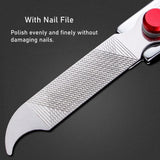 Large Sharp Manicure Cutters for Nail Stainless Steel+Carbon Steel Acronyx Hard Nail Clippers Pedicure Oblique Mouth Household