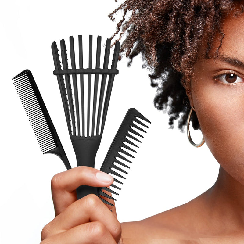 Brosse et peignes démêlants noirs cheveux bouclés - Save My Hair ! - Secrets de Simone