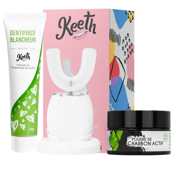 Coffret de blanchiment dentaire 100% naturel - Keeth - Secrets de Simone