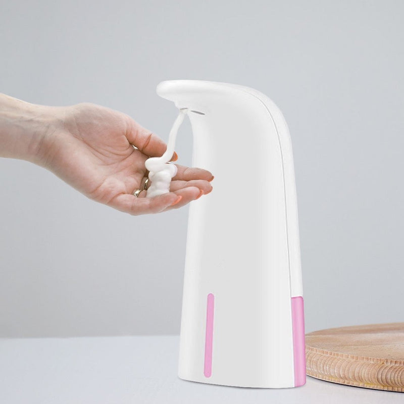 Distributeur à savon ou mousse hygiénique sans contact 250ml - Secrets de Simone