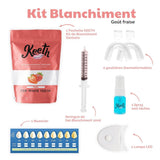 Kit de blanchiment dentaire à la fraise - Soin blancheur professionnel - Secrets de Simone