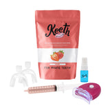 Kit de blanchiment dentaire à la fraise - Soin blancheur professionnel - Secrets de Simone