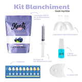 Kit de blanchiment dentaire à la myrtille - Soin blancheur à domicile - Secrets de Simone
