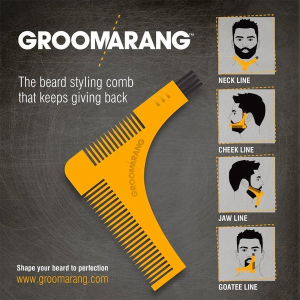 Peigne à barbe 3 en 1 - Groomarang - Secrets de Simone