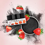Poudre de blanchiment dentaire fraise au charbon actif - Soin blancheur 100% naturel - Secrets de Simone